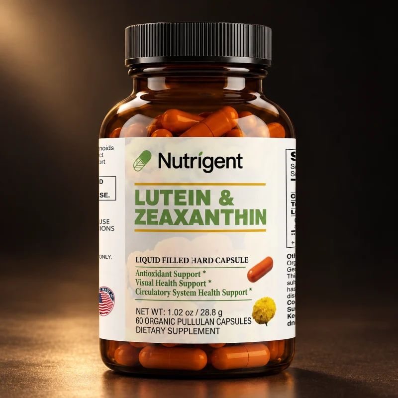 Nutrigent Luteína 20 mg con Zeaxantina 4 mg, 60 cápsulas líquidas